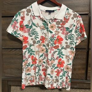 Tommy Hilfiger - Floral Polo shirt - Large